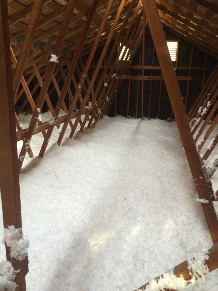 after a successful attic insulation installation