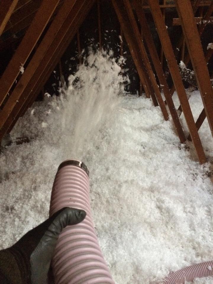 during an attic insulation installation in Livermore